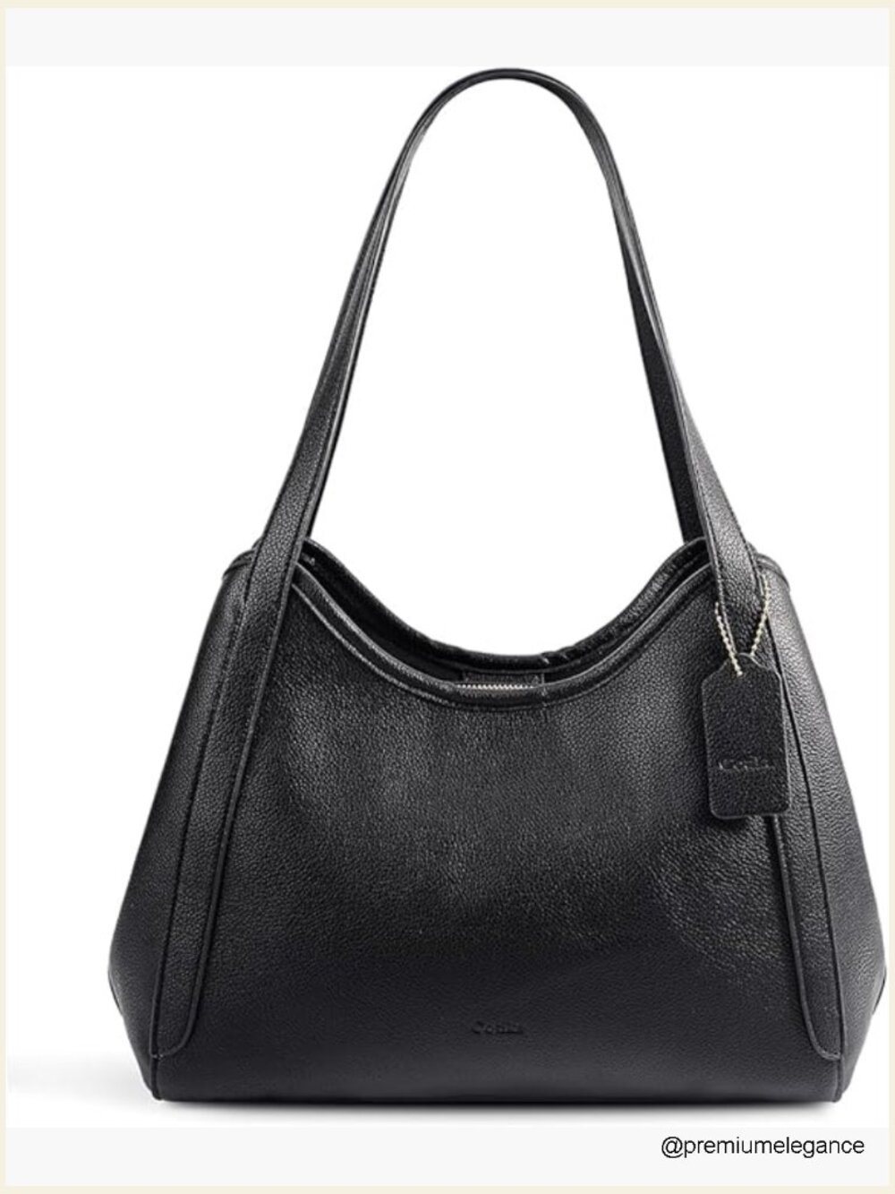 Vegan Leather Hobo Bag Medium Shoulder Handbag Purse